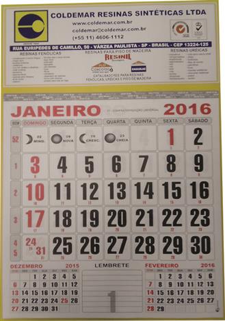 Calendário CAL PAR03